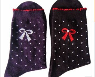 波點女卡通學生 散襪 庫存襪子 可以訂做加工